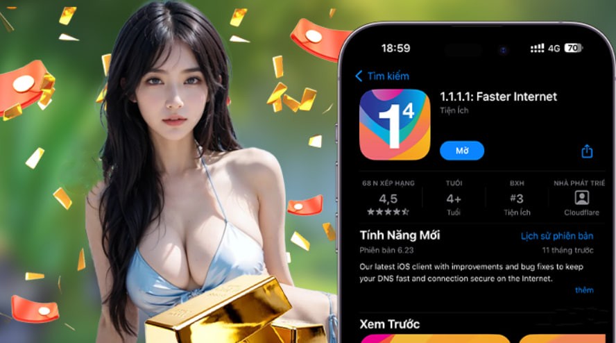 Hình ảnh quảng cáo của nh88 hiển thị nền tảng và các lợi ích